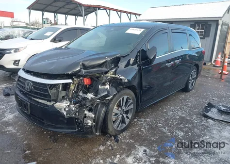 2023 Honda Odyssey Touring из США, поврежденный, VIN 5FNRL6H8XPB009411